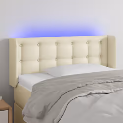 VidaXL 3123322 testiera e pedana Crema