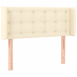 VidaXL 3123322 testiera e pedana Crema