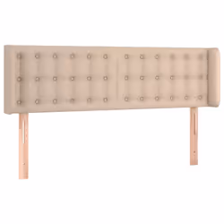 vidaXL Testiera Cappuccino a LED 147x16x78/88 cm in Similpelle - Vista aggiuntiva 3
