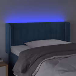VidaXL 3123514 testiera e pedana Blu scuro - Vista aggiuntiva 4