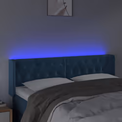 VidaXL 3123624 testiera e pedana Blu scuro - Vista aggiuntiva 4