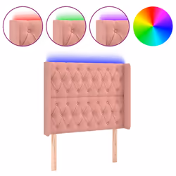 VidaXL 3123625, Rosa, Poliestere, Legno, 1470 mm, 78 cm, 88 cm, 160 mm