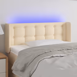 VidaXL 3123665 testiera e pedana Crema