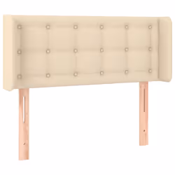 VidaXL 3123665 testiera e pedana Crema