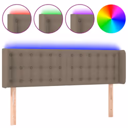 VidaXL 3123672, Grigio talpa, Poliestere, Legno, 1470 mm, 78 cm, 88 cm, 160 mm