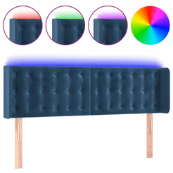 VidaXL 3123722, Blu scuro, Poliestere, Legno, 1470 mm, 78 cm, 88 cm, 160 mm
