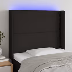 VidaXL 3123900 testiera e pedana Nero