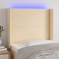 VidaXL 3123903 testiera e pedana Crema