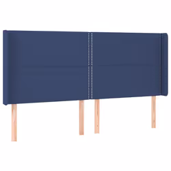 Testiera a LED Blu 183x16x118/128 cm in Tessutocod mxl 73874 - Vista aggiuntiva 3