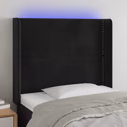 VidaXL 3123946 testiera e pedana Nero