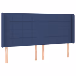 Testiera a LED Blu 183x16x118/128 cm in Tessutocod mxl 97893 - Vista aggiuntiva 3
