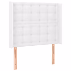 Testiera a LED Bianco 93x16x118/128 cm in Similpellecod mxl 73877 - Vista aggiuntiva 3