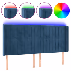 VidaXL 3124356, Blu scuro, Poliestere, Legno, 2030 mm, 118 cm, 128 cm, 160 mm