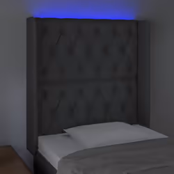 VidaXL 3124359 testiera e pedana Grigio scuro - Vista aggiuntiva 4