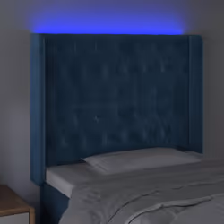 VidaXL 3124424 testiera e pedana Blu scuro - Vista aggiuntiva 4