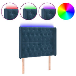 VidaXL 3124430 testiera e pedana Blu scuro