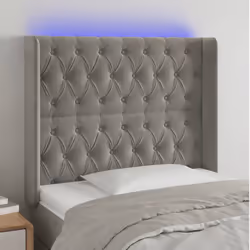 VidaXL 3124432 testiera e pedana Grigio chiaro