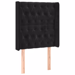 VidaXL 3124440 testiera e pedana Nero