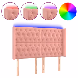 VidaXL 3124443, Rosa, Poliestere, Legno, 1630 mm, 118 cm, 128 cm, 160 mm