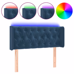 VidaXL 3124454, Blu scuro, Poliestere, Legno, 2030 mm, 118 cm, 128 cm, 160 mm