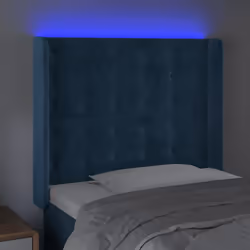 VidaXL 3124522 testiera e pedana Blu scuro - Vista aggiuntiva 4