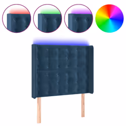 VidaXL 3124528, Blu scuro, Poliestere, Legno, 1030 mm, 118 cm, 128 cm, 160 mm