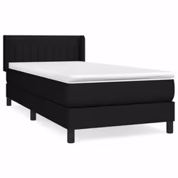 Giroletto a Molle con Materasso Nero 100x200 cm in Tessutocod mxl 74363 - Vista aggiuntiva 2