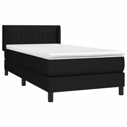 Giroletto a Molle con Materasso Nero 100x200 cm in Tessutocod mxl 74363 - Vista aggiuntiva 3