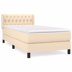 Giroletto a Molle con Materasso Crema 100x200 cm in Tessutocod mxl 98368 - Vista aggiuntiva 2