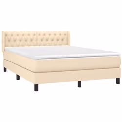 Giroletto a Molle con Materasso Crema 140x19 cm in Tessutocod mxl 127481 - Vista aggiuntiva 3
