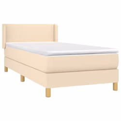 Giroletto a Molle con Materasso Crema 90x190 cm in Tessutocod mxl 74376 - Vista aggiuntiva 3