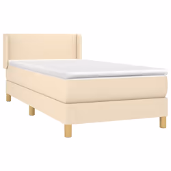 Giroletto a Molle con Materasso Crema 100x200 cm in Tessutocod mxl 122296 - Vista aggiuntiva 3