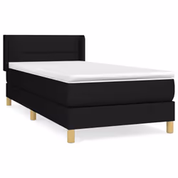 Giroletto a Molle con Materasso Nero 90x200 cm in Tessutocod mxl 122316 - Vista aggiuntiva 2