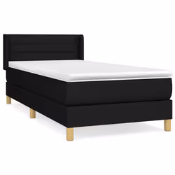 Giroletto a Molle con Materasso Nero 90x190 cm in Tessutocod mxl 98399 - Vista aggiuntiva 2