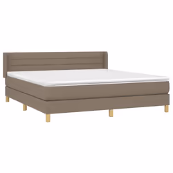 Giroletto a Molle con Materasso Tortora 160x200 cm in Tessutocod mxl 122330 - Vista aggiuntiva 3