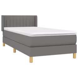 Giroletto a Molle con Materasso Grigio Scuro 100x200 cm Tessutocod mxl 74409 - Vista aggiuntiva 3