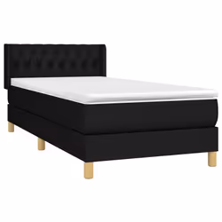 Giroletto a Molle con Materasso Nero 100x200 cm in Tessutocod mxl 98417 - Vista aggiuntiva 3