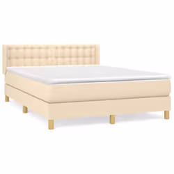 Giroletto a Molle con Materasso Crema 140x200 cm in Tessutocod mxl 122425 - Vista aggiuntiva 2