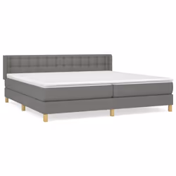 Giroletto a Molle con Materasso Grigio Scuro 180x200 cm Tessutocod mxl 98500 - Vista aggiuntiva 2