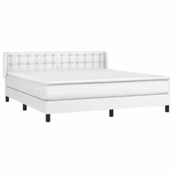 Giroletto a Molle con Materasso Bianco 180x200 cm in Similpellecod mxl 74517 - Vista aggiuntiva 3