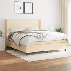 Giroletto a Molle con Materasso Crema 180x200 cm in Tessutocod mxl 98583