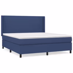 Giroletto a Molle con Materasso Blu 180x200 cm in Tessutocod mxl 74580 - Vista aggiuntiva 2