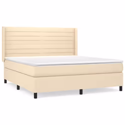 Giroletto a Molle con Materasso Crema 180x200 cm in Tessutocod mxl 122535 - Vista aggiuntiva 2