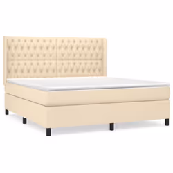 Giroletto a Molle con Materasso Crema 180x200 cm in Tessutocod mxl 98619 - Vista aggiuntiva 2