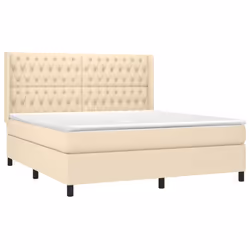 Giroletto a Molle con Materasso Crema 180x200 cm in Tessutocod mxl 98619 - Vista aggiuntiva 3