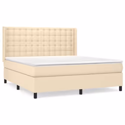 Giroletto a Molle con Materasso Crema 160x200 cm in Tessutocod mxl 98625 - Vista aggiuntiva 2