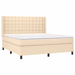 Giroletto a Molle con Materasso Crema 160x200 cm in Tessutocod mxl 98625 - Vista aggiuntiva 3