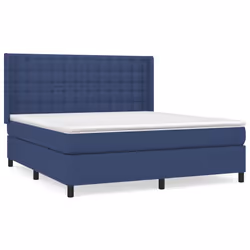 Giroletto a Molle con Materasso Blu 180x200 cm in Tessutocod mxl 122556 - Vista aggiuntiva 2
