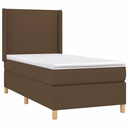 Giroletto a Molle con Materasso Marrone Scuro 100x200cm Tessutocod mxl 122561 - Vista aggiuntiva 3