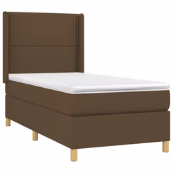 Giroletto a Molle con Materasso Marrone Scuro 100x200cm Tessutocod mxl 122565 - Vista aggiuntiva 3